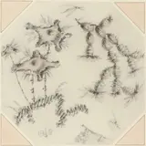Jean-Baptiste Pillement, Bamboo Flowers and Cactus