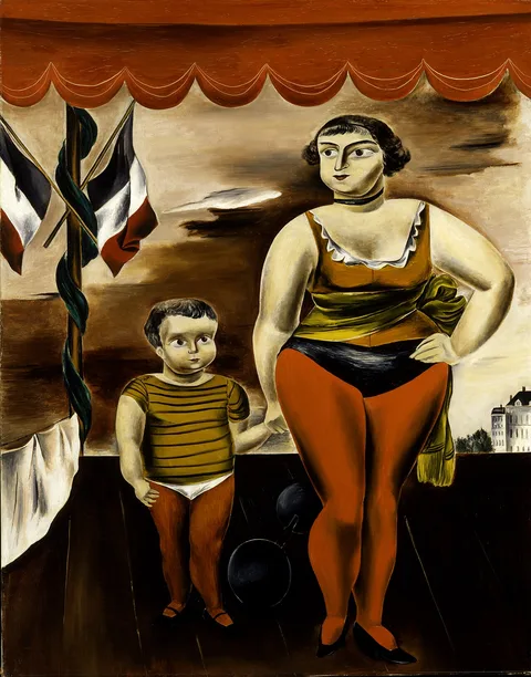 Yasuo Kuniyoshi, Strong Woman and Child