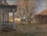 Marie Tannæs, The Farm Vøyenvollen in Oslo in late Autumn