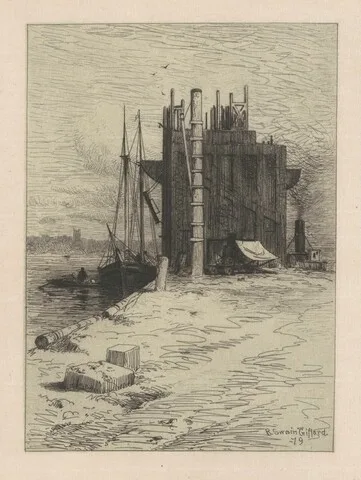 Robert Swain Gifford, Coal Pockets at New Bedford