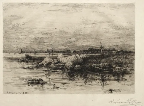 Robert Swain Gifford, Mouth of the Apponaganasett River