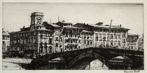 Francis Dodd, Ponte di Mezzo, Pisa