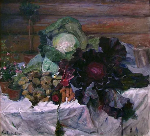 Bernhard Folkestad, Still Life with Vegetables