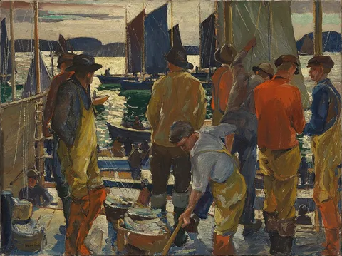 Jonas Lie, When the Boats Come In
