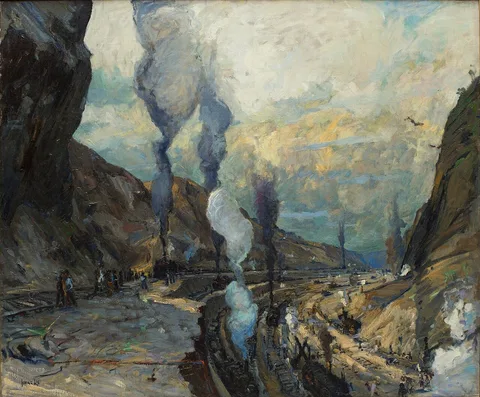 Jonas Lie, Culebra Cut