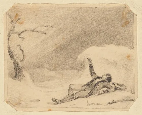 Henry Inman, Man in Snow