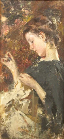 Vincenzo Irolli, Jeune Fille au Travail