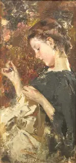 Vincenzo Irolli, Jeune Fille au Travail