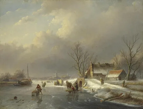 Jan Jacob Spohler, Winter Landscape
