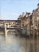 Augustus Nicholas Burke, Ponte de Vecchio, Florence