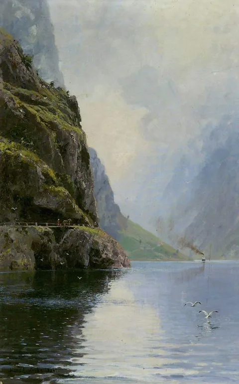Hans Andreas Dahl, Sognefjord/Norwegen