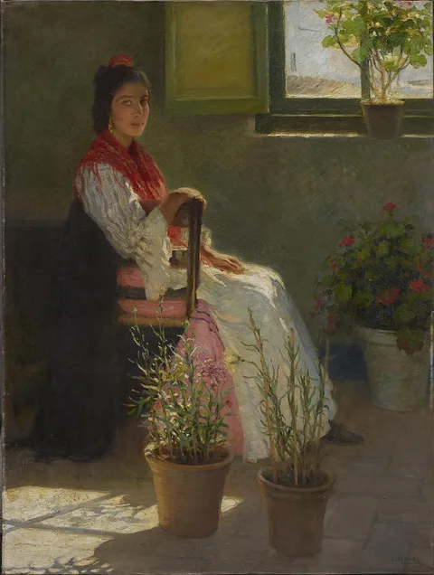 Francis Luis Mora, Gypsy and Sunlight (Gitana y Sol)