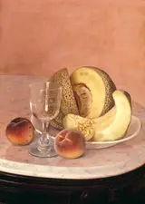 William Mason Brown, Still Life with Cantaloupe