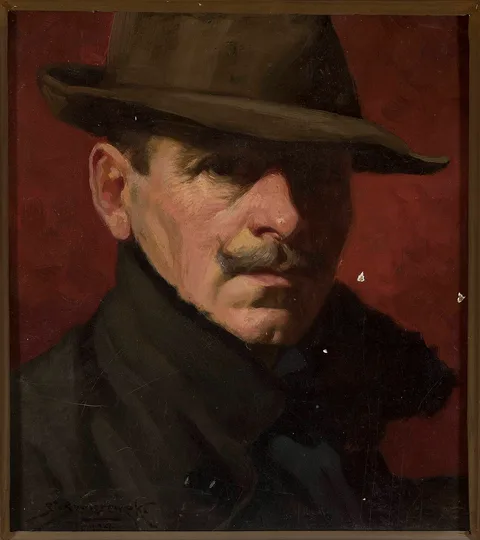 Stanisław Sawiczewski, Self-portrait