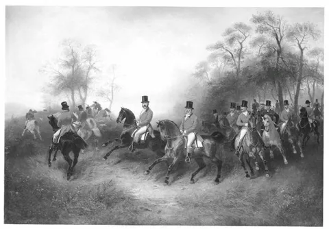Wilhelm Alexander Meyerheim, the Hubertus-hunt in the Grünewald