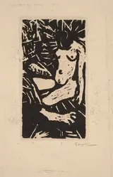 Paul Gangolf, Seated Nude