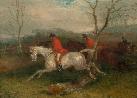 William Joseph Shayer, Foxhunting: Coming to a Fence (Full Cry)