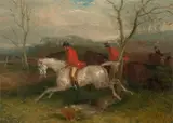 William Joseph Shayer, Foxhunting: Coming to a Fence (Full Cry)