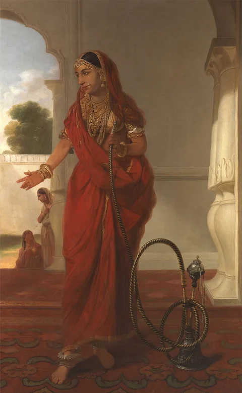 Tilly Kettle, A Woman of the Court at Faizabad, India