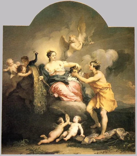 Jacopo Amigoni, Juno Receiving the Head of Argos
