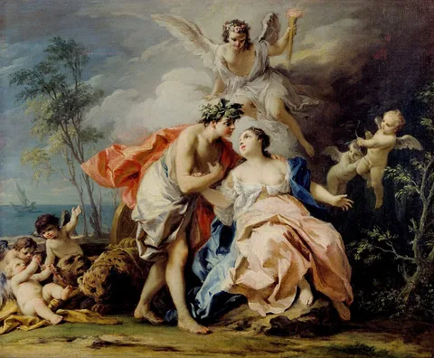 Jacopo Amigoni, Bacchus and Ariadne
