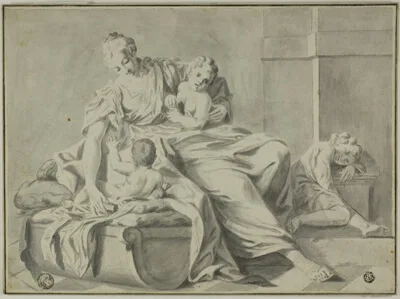Jacopo Amigoni, Mother and Three Children