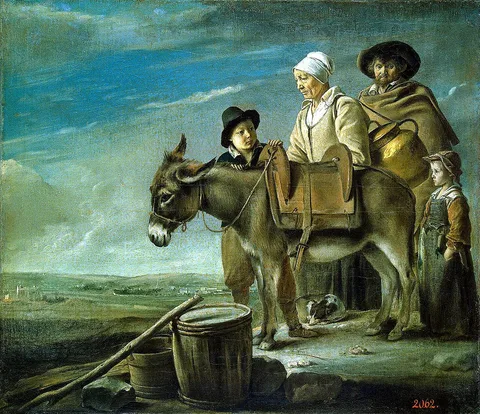 Louis Le Nain, Milkmaid's Family