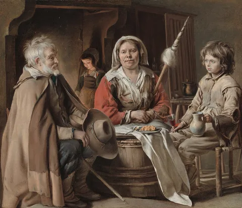 Louis Le Nain, Peasant Interior
