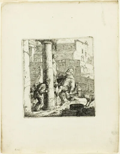 Thomas Wyck, The Blind Beggar Tricked by Lazarillo