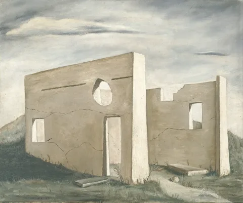 Gertrude Abercrombie, Slaughterhouse Ruins at Aledo