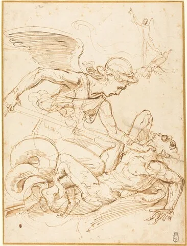 Giulio Romano, Saint Michael