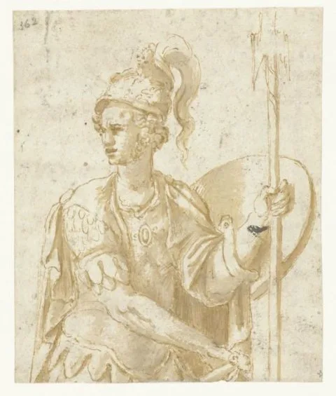 Giulio Romano, Veldheer in antieke dracht