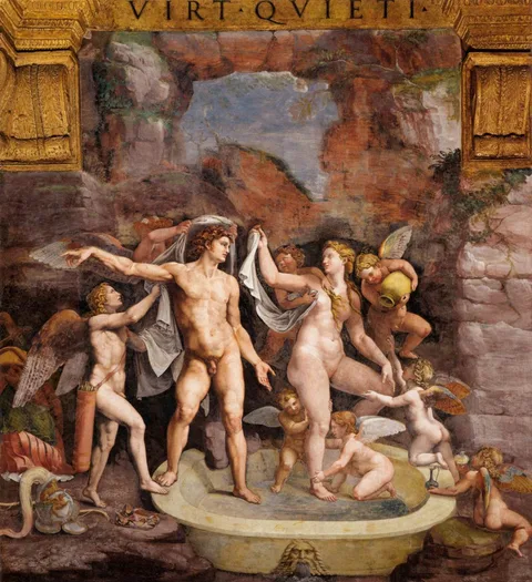 Giulio Romano, Venus and Mars bathing