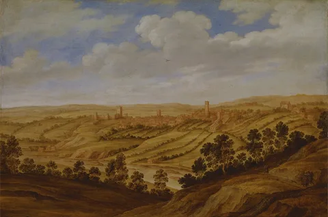 Alexander Keirincx, Richmond Castle, Yorkshire