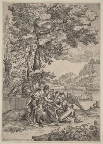 Giovanni Francesco Grimaldi, The Rest on the Flight into Egypt