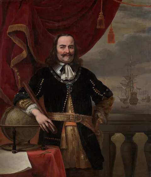 Ferdinand Bol, Portrait of Michiel de Ruyter (1607-1676)