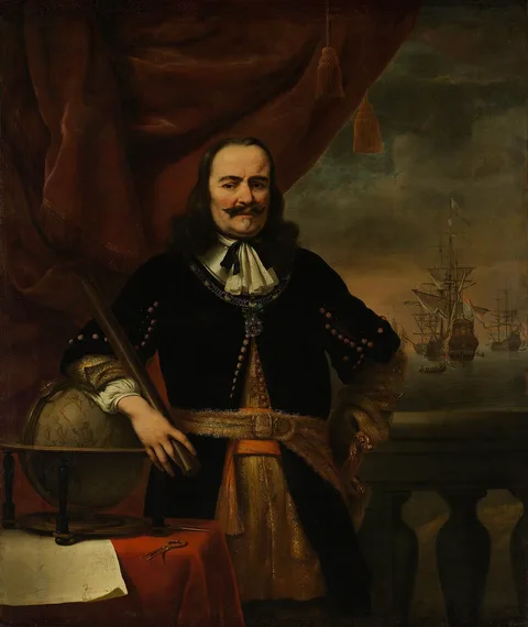 Ferdinand Bol, Michiel de Ruyter as Lieutenant-Admiral
