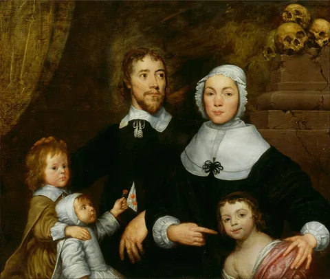 William Dobson, Portrait of a Family, Probably the Streatfeild Family