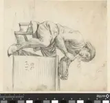 Cornelis Saftleven, Seated Man Smoking, with a Coal Pan