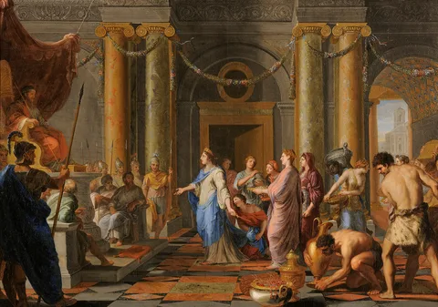 Jacques Stella, Solomon Receiving the Queen of Sheba