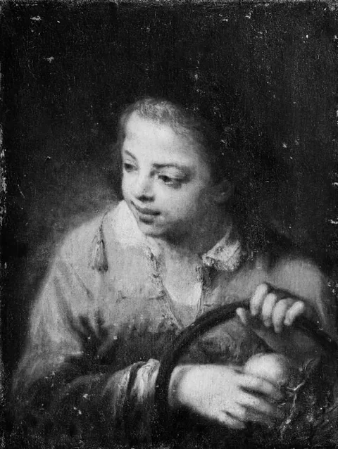 Giuseppe Nogari, A Boy with a Basket of Fruit