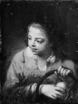 Giuseppe Nogari, A Boy with a Basket of Fruit