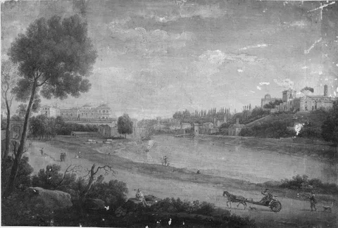 Hendrik Frans van Lint, View of Rome