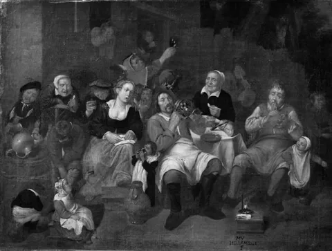 Mattheus van Helmont, Peasants Merry-Making
