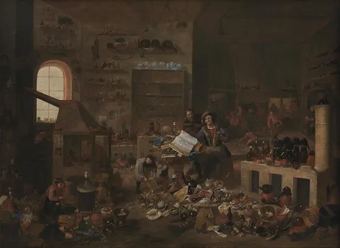 Mattheus van Helmont, An Alchemist in his Laboratory