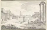 Willem Romeyn, View of the Campo Vaccino in Rome