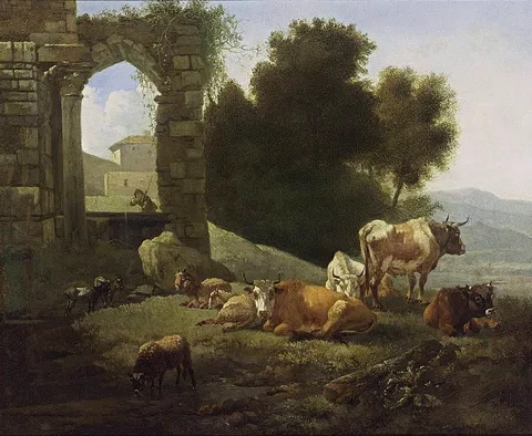 Willem Romeyn, Italianate Landscape