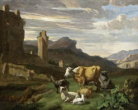 Willem Romeyn, Italianate Landscape