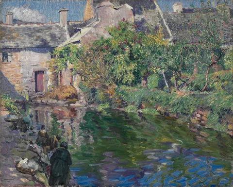 Abel George Warshawsky, Washerwomen at Goyen