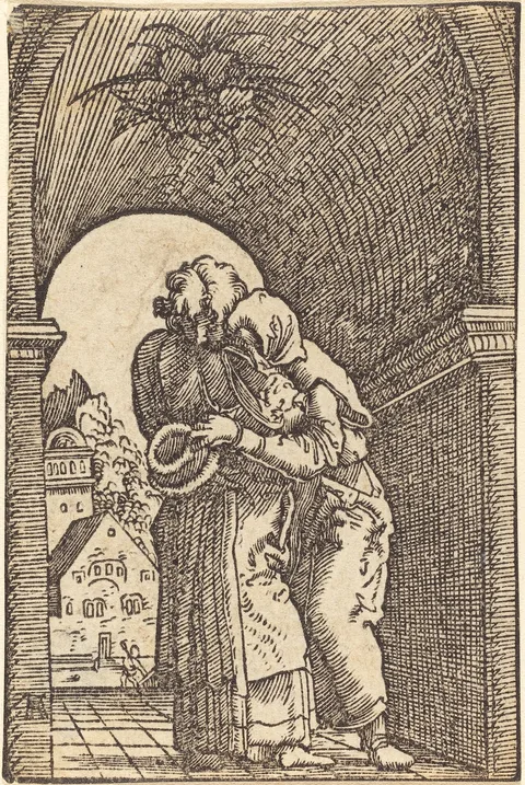 Albrecht Altdorfer, Joachim Embracing Anna